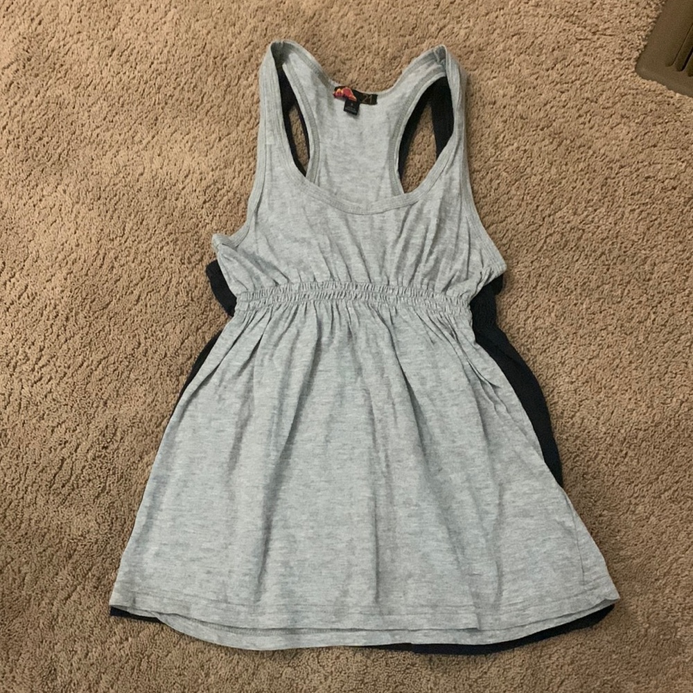 FOREVER 21 Bundle (2) Vintage Racerback Babydoll Tank Tops, size S - Picture 3 of 8
